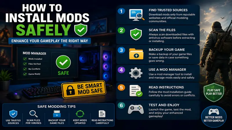 How to Install Mods Safely