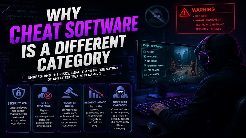 Why Cheat Software Is a Different Category