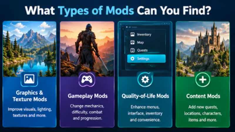 What Types of Mods Can You Find?